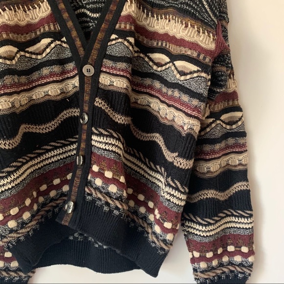 Vintage Biella COOGI Style Button Cardigan Sweater - Picture 2 of 7
